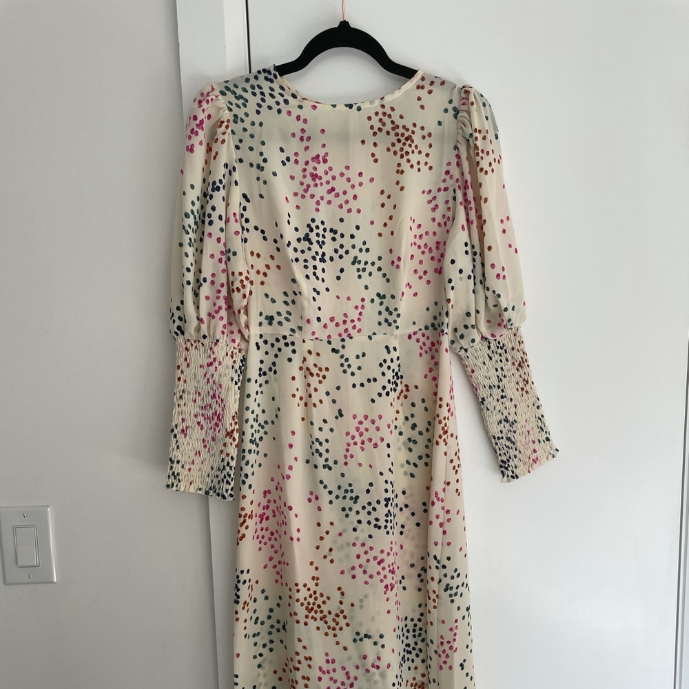 Never Fully Dressed puff sleeve polka dot dress